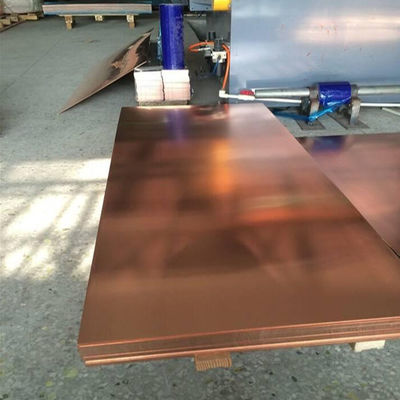 99.99％ Pure Large Copper Sheets TU1 TU2  12x12 Copper Sheet