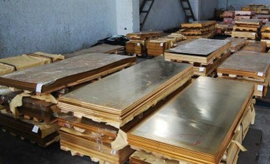 DIN JIS Brass Sheet Plate Thickness 0.1mm~500mm Decorative Copper Sheets