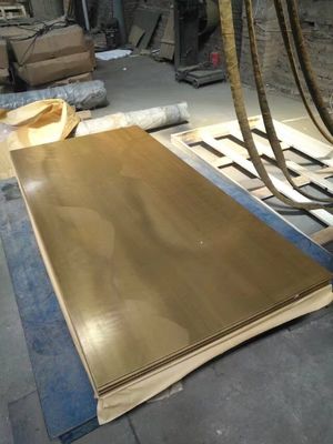 H62 Copper Sheet Metal CuZn38 C27400 Brass Blanking Plate
